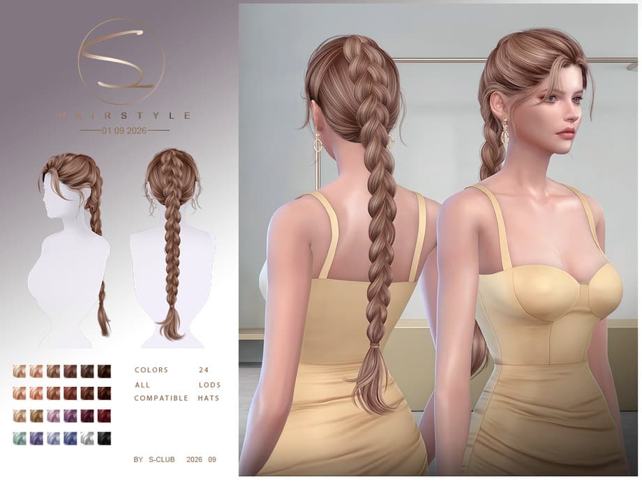 Прическа Braid ponytail Hair
